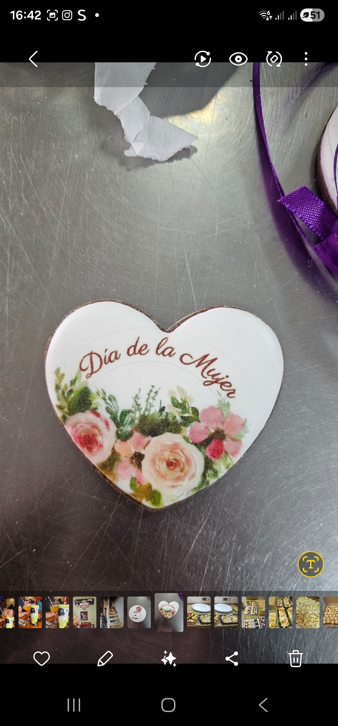Galletas Día de la Mujer