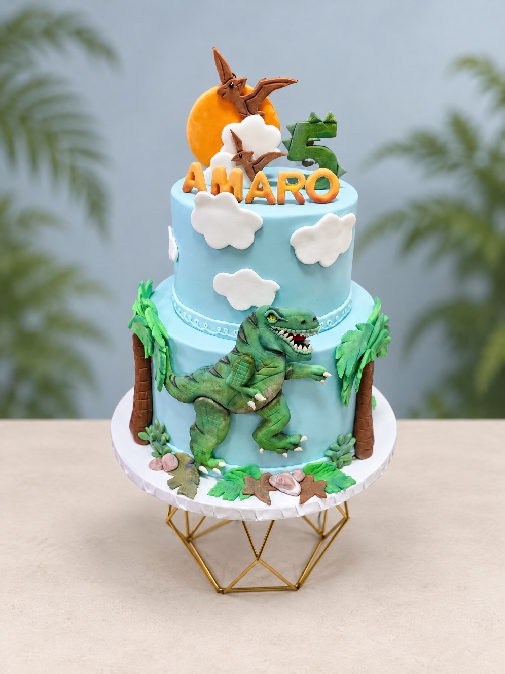 Torta Dinosaurio Amaro