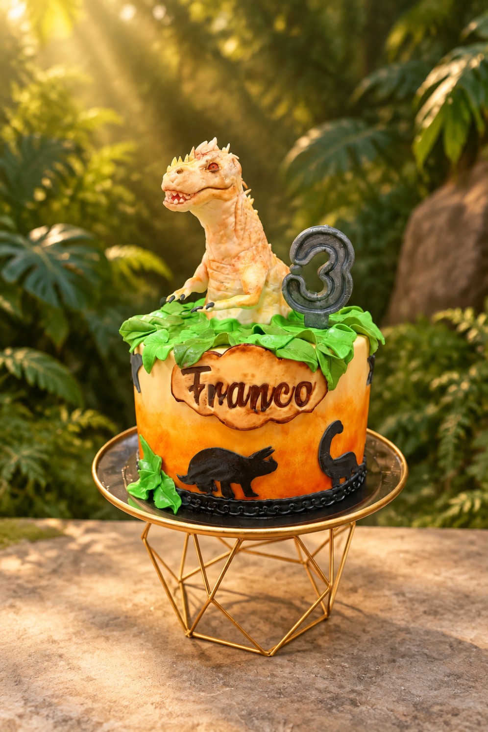 Torta Dinosaurio Franco