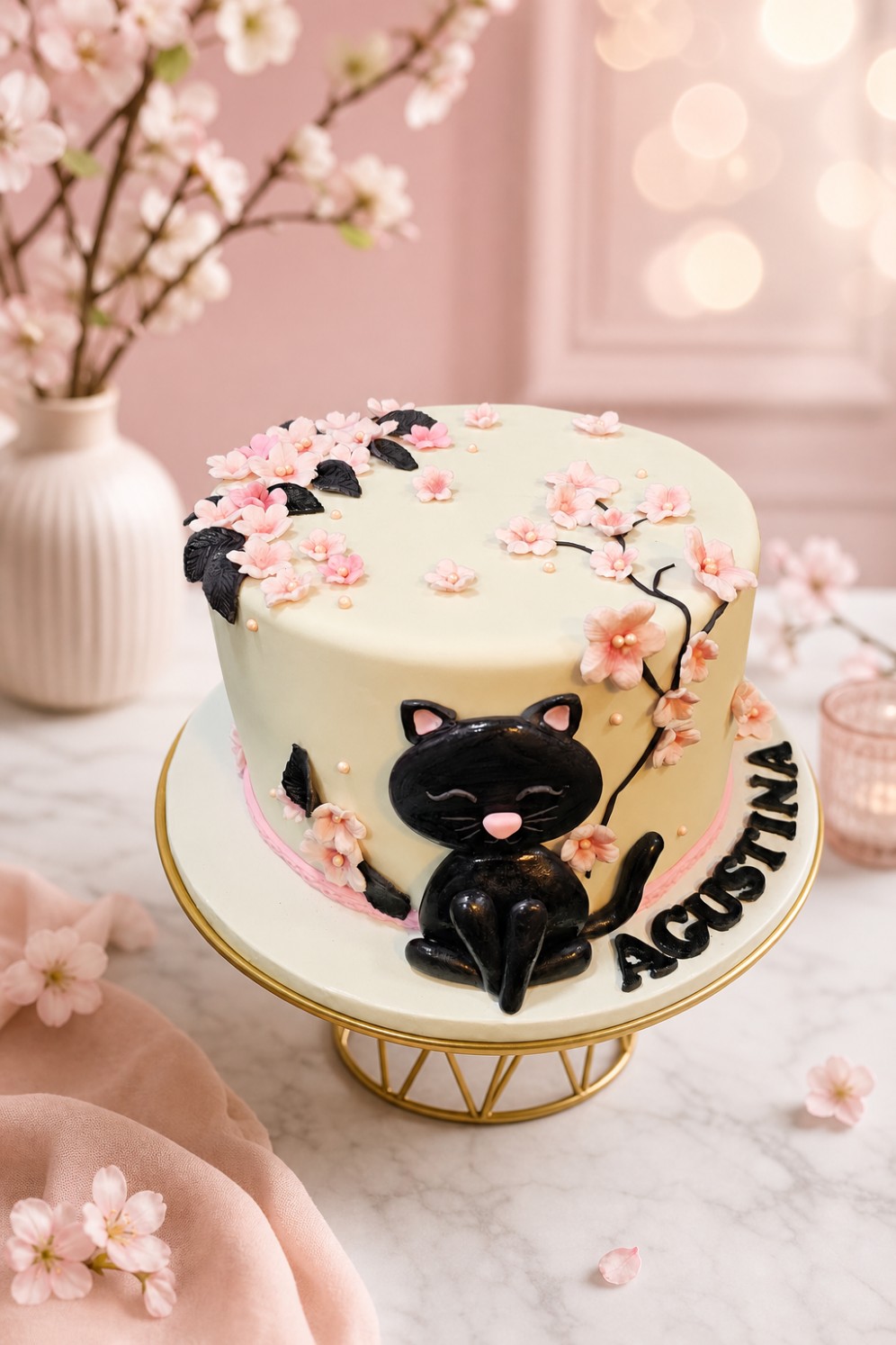 Torta Gatita Sakura